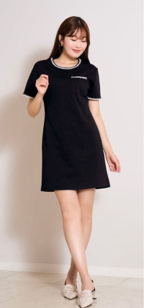 Herlipto Braid Mini Dress M ミニワンピース　ブラック
