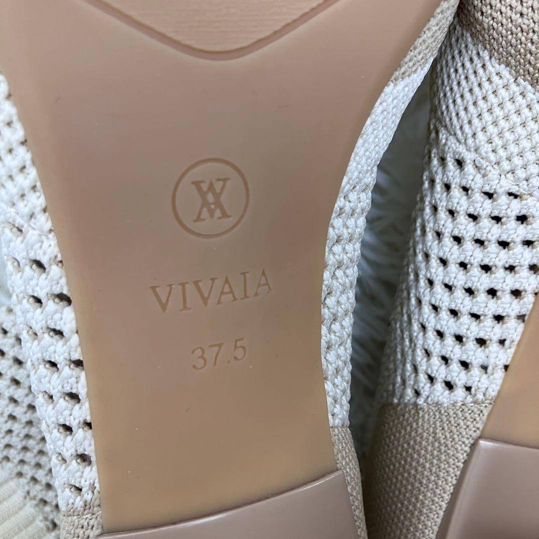 極美品✨VIVAIA ニットショートブーツ スクエアトゥ 37.5 サステナブル