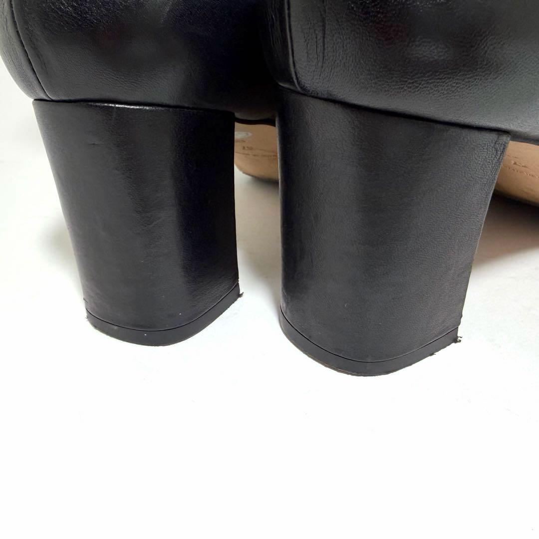 極美品☆SAKIAS 5-LAB ファイブステッチ ショートブーツ 黒 37