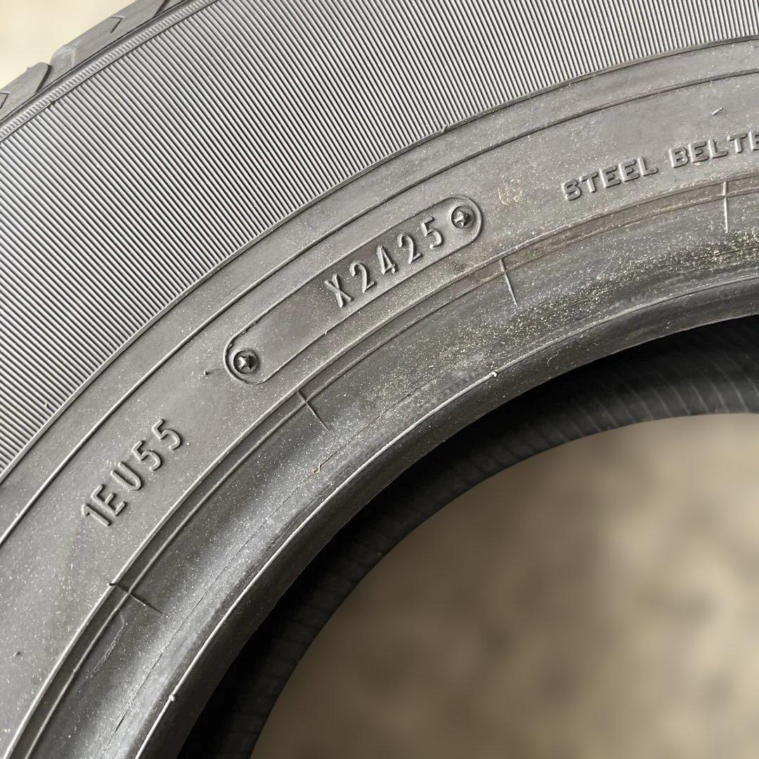 送料込み！ハイエース純正タイヤ195/80R15 107/105 ダンロップ