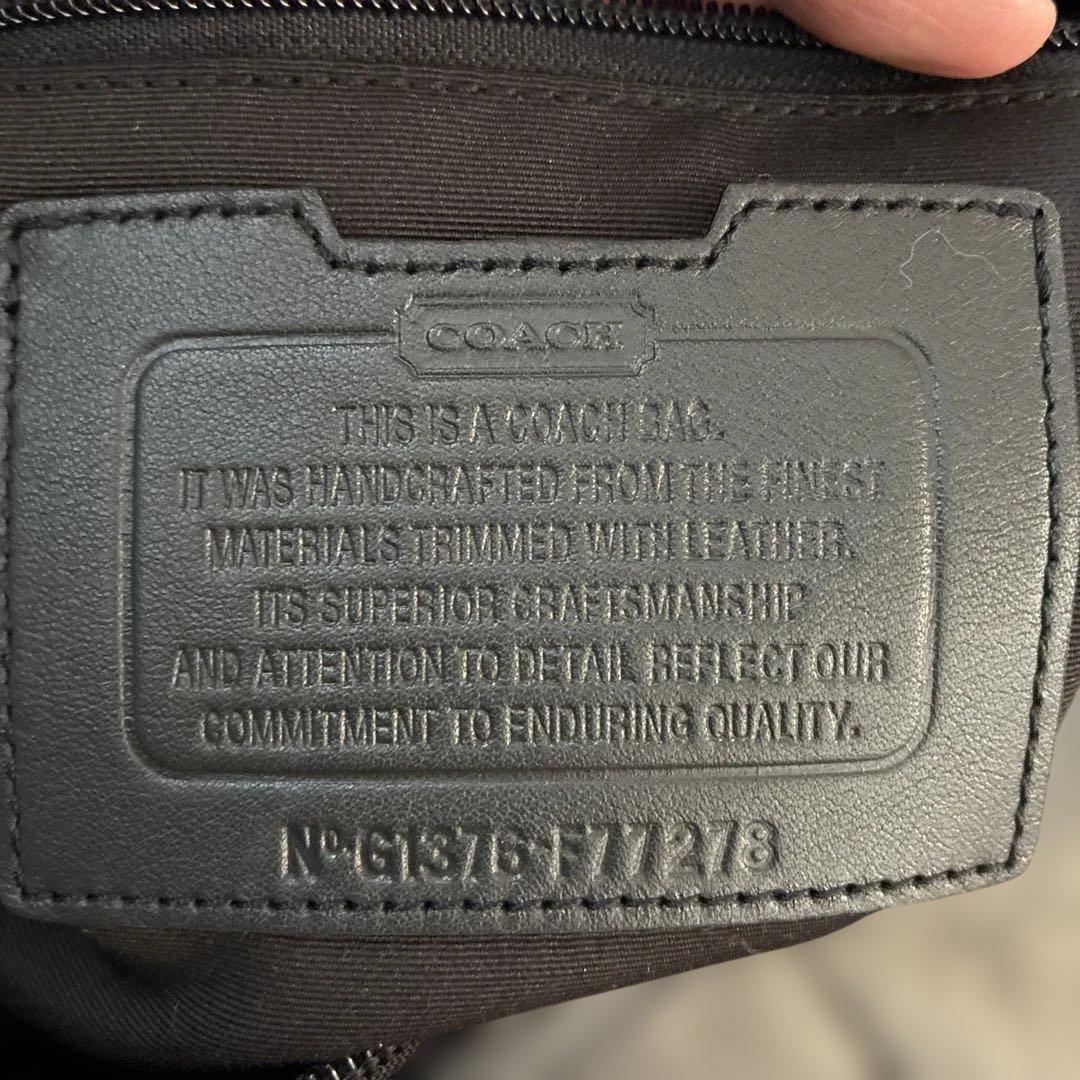 COACH ボストンバッグ グレー