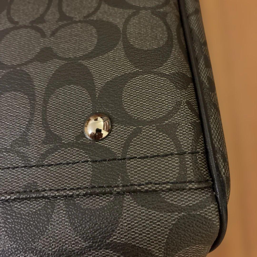 COACH ボストンバッグ グレー