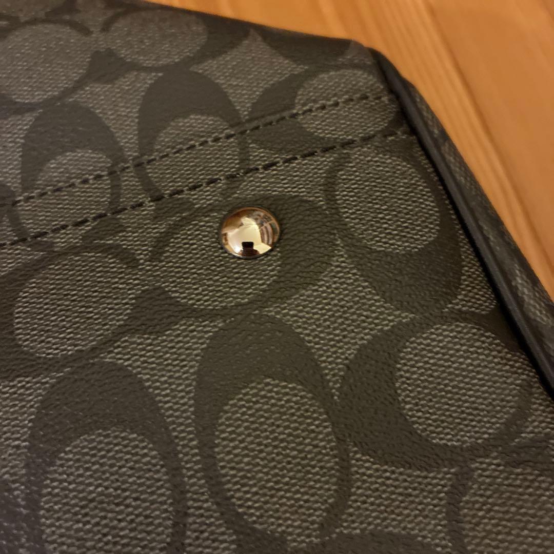 COACH ボストンバッグ グレー