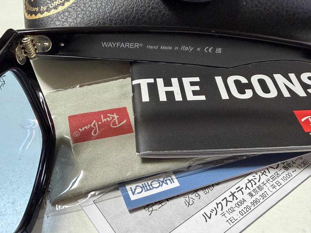 新品キムタクレイバン wayfarer2140-f アジアンフィット52