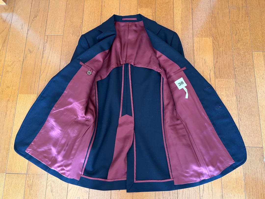 SCYE BASICS ウールモヘア 2B ジャケット ネイビー　新品・未使用