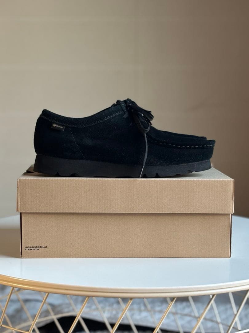 メンズ ワラビー ゴアテックス / Wallabee GTX（ブラックスエード）