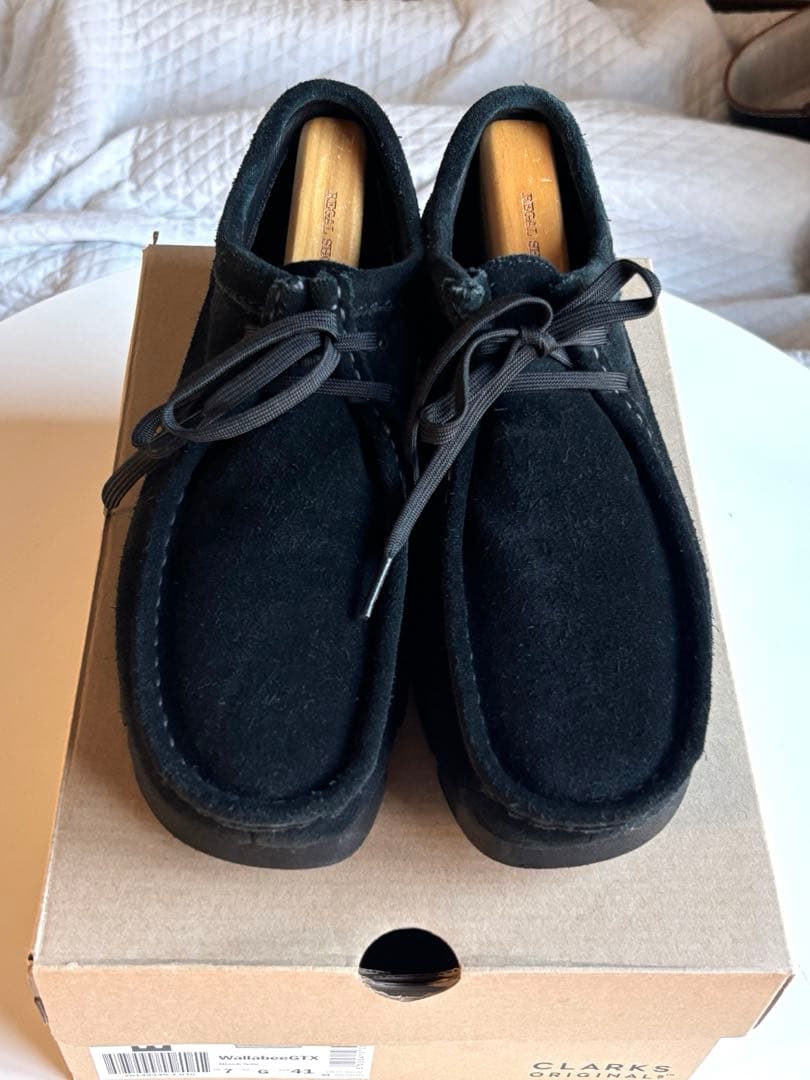メンズ ワラビー ゴアテックス / Wallabee GTX（ブラックスエード）