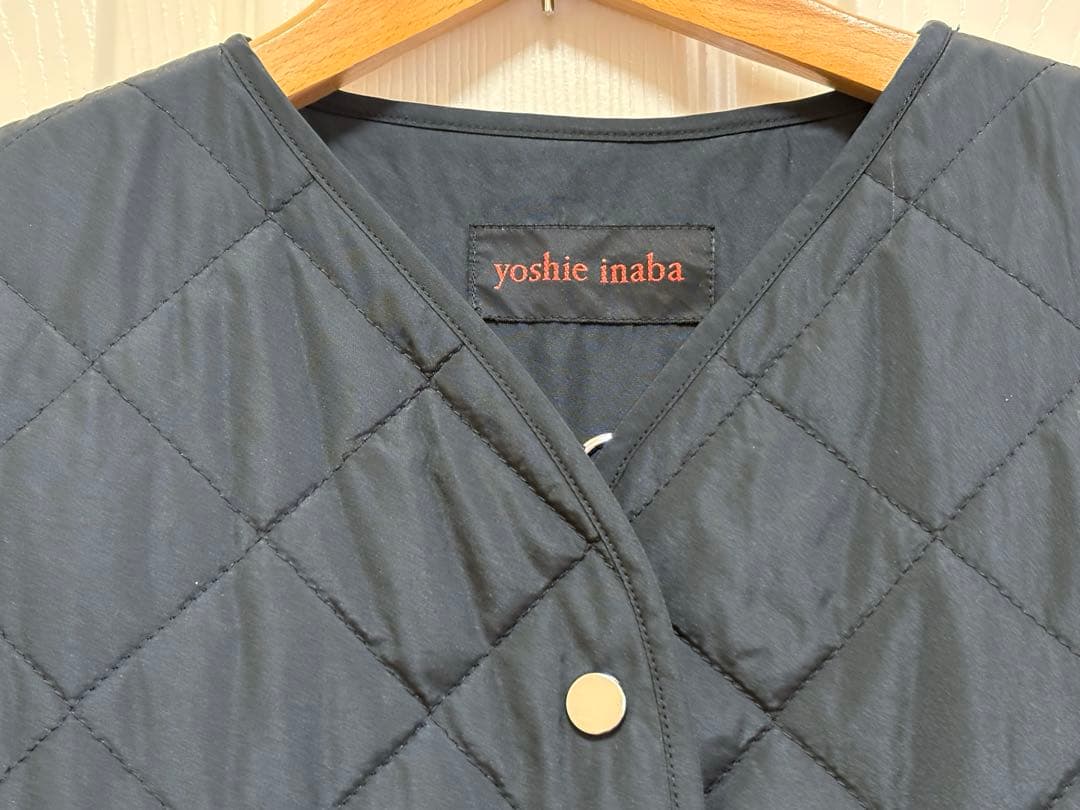 yoshie inaba ヨシエイナバ　キルティングロングコート　薄手 11号