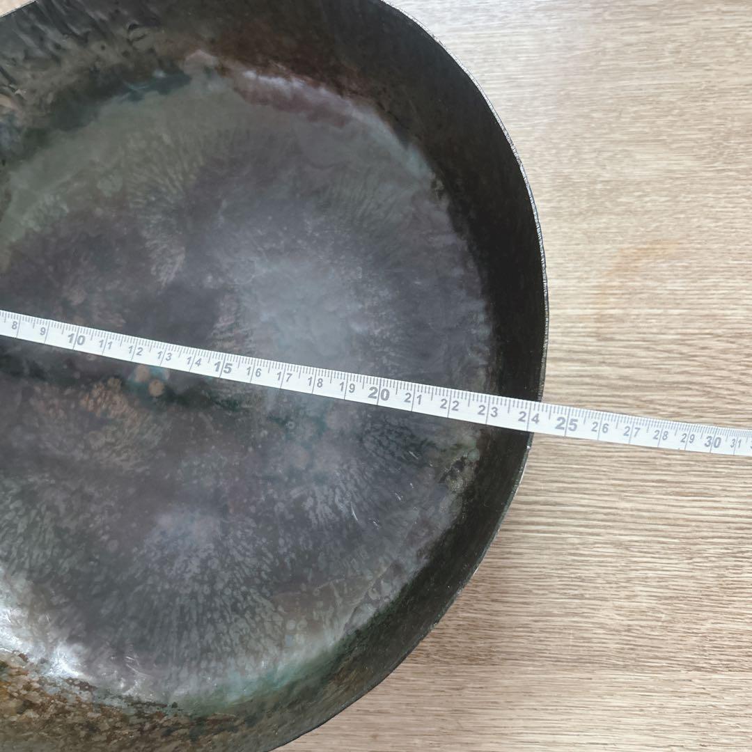 ハンドメイド作家　軽い鉄フライパン24cm、軽い鉄たまご焼き器　セット
