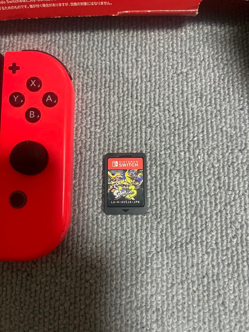 Nintendo Switch 本体 赤/青 &スプラトゥーン3ソフト付き♫