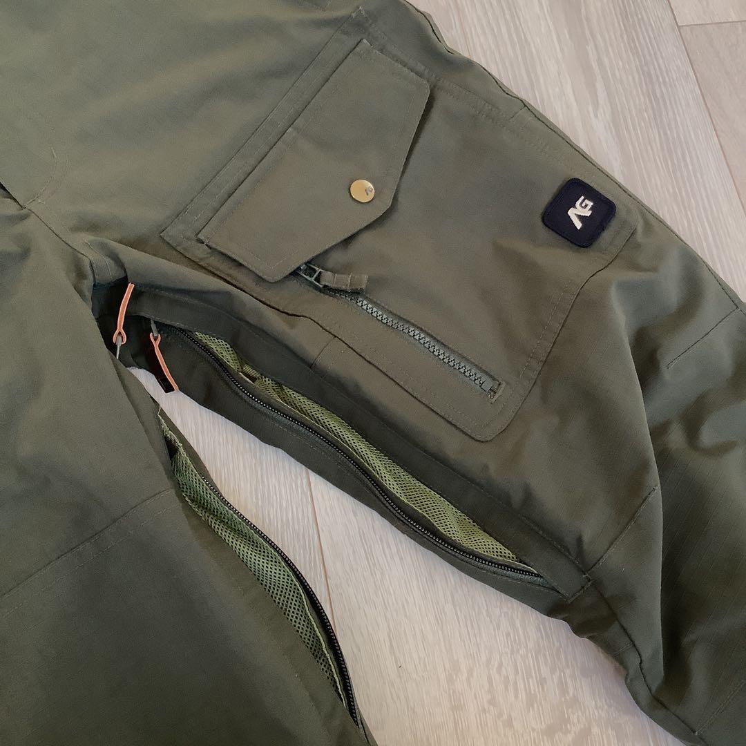 アナログ(BURTON)ANALOGビブパンツ　スノーボード　ウエアーS