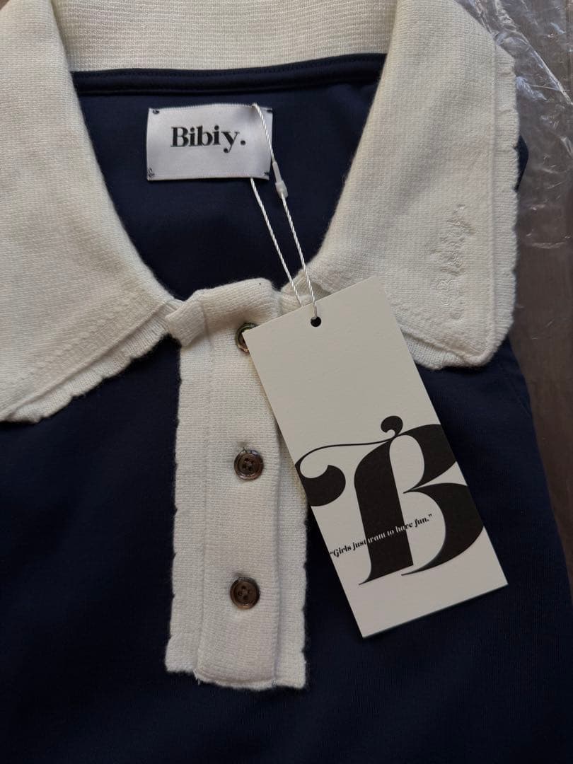 新品 未使用 bibiy BUNNIE BODYSUIT ネイビー