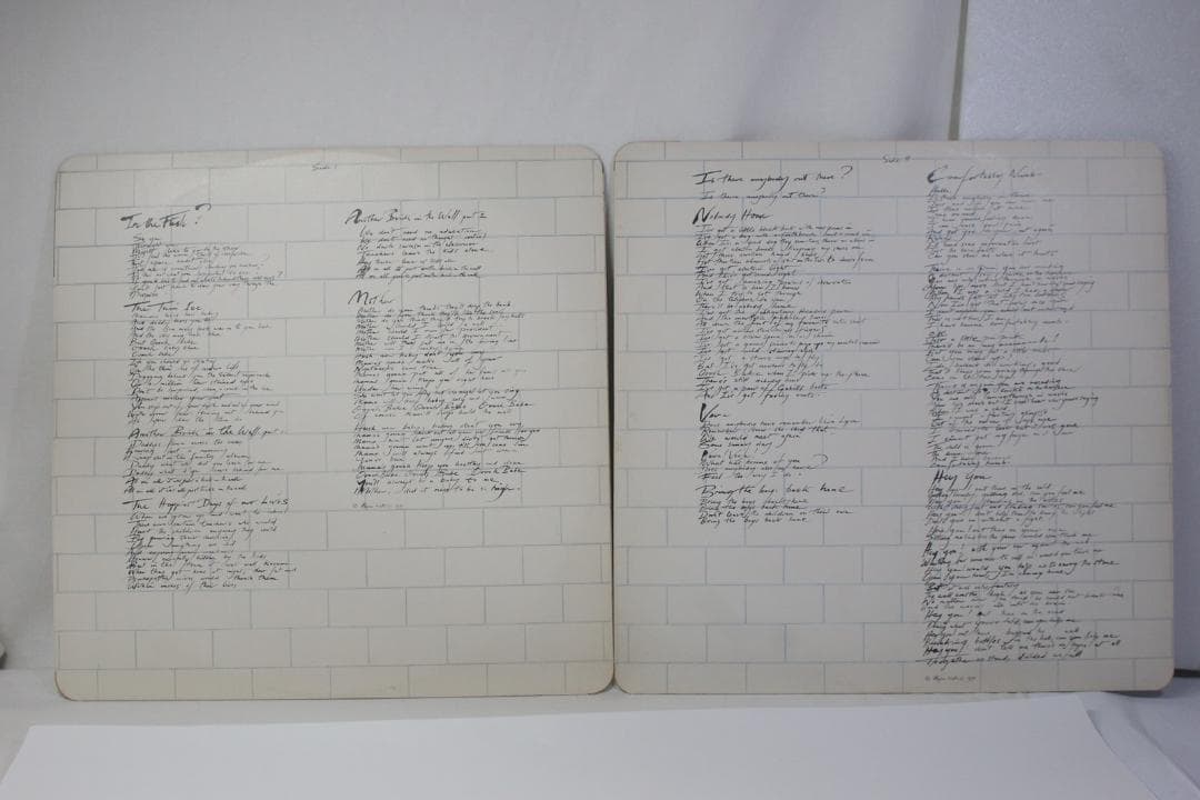 英LP PINK FLOYD The Wall UK盤 Stereo ループあり