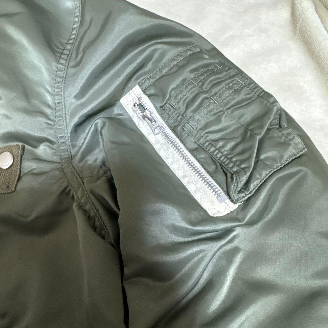 sacai MA-1ジャケット カーキ　サカイアウター