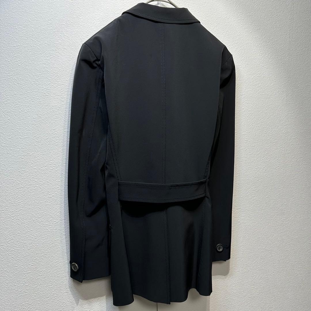 希少 美品 PRADA プラダ 3B デザイン テーラードジャケット 黒 38