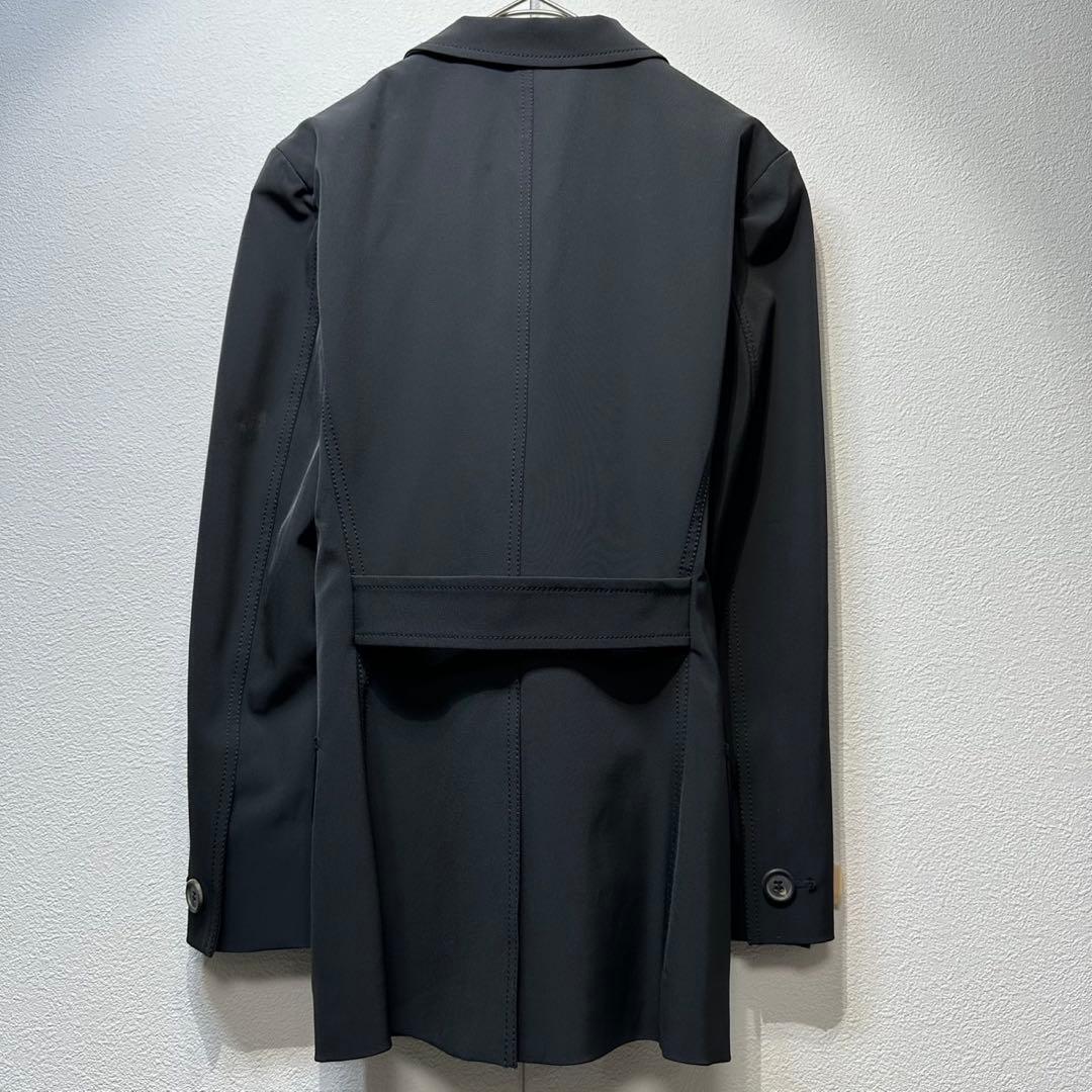 希少 美品 PRADA プラダ 3B デザイン テーラードジャケット 黒 38