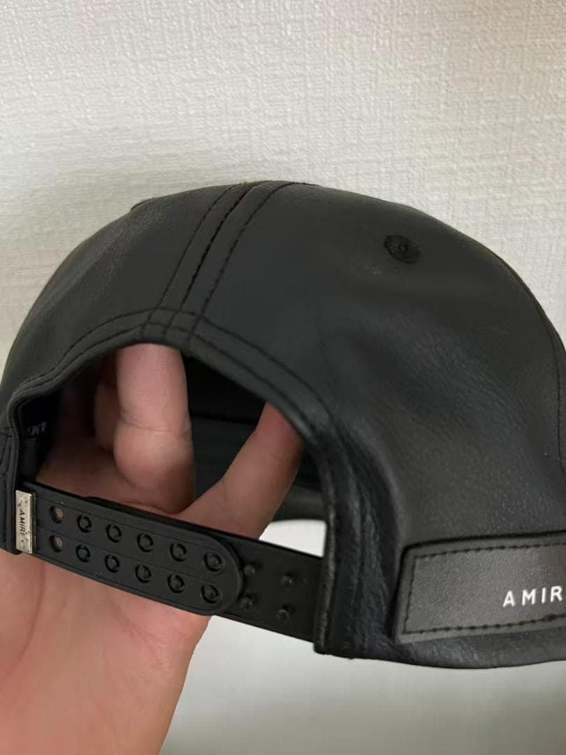 AMIRI 黒 ベースボールキャップ