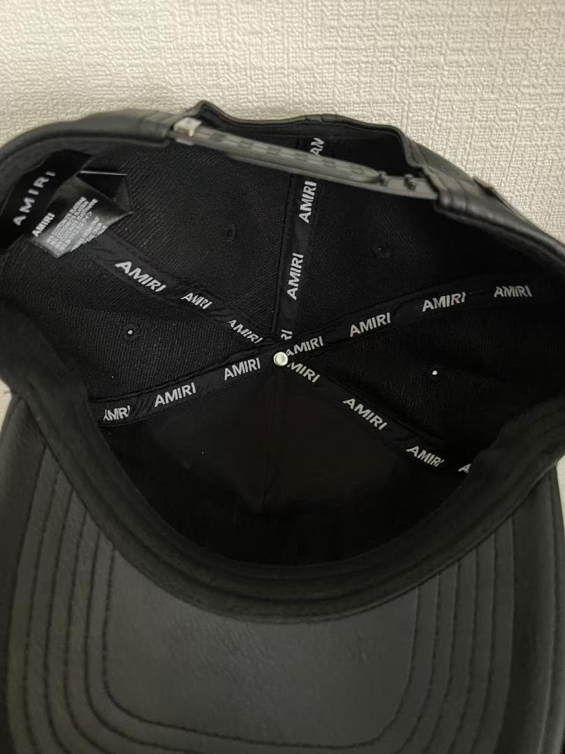 AMIRI 黒 ベースボールキャップ