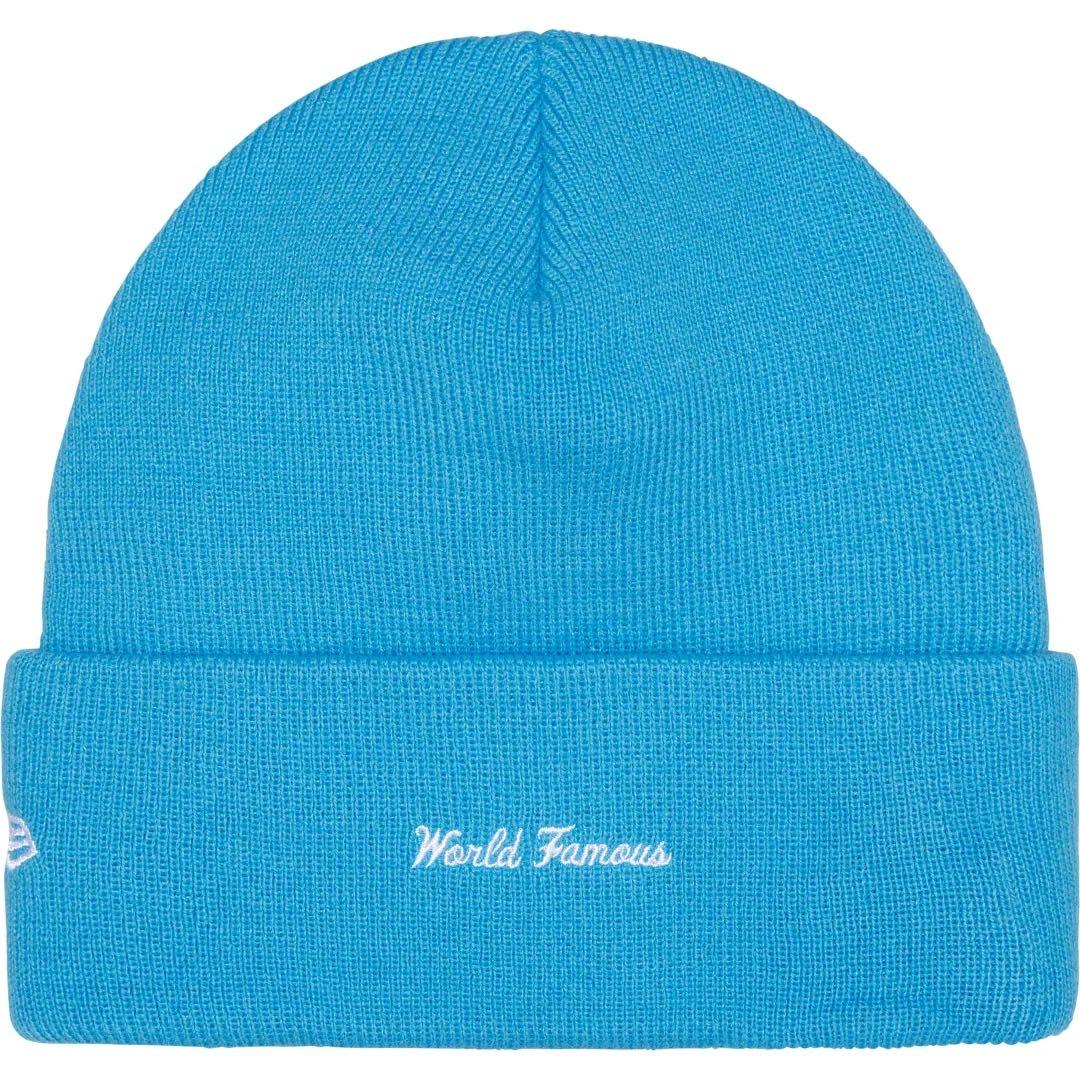 Supreme New Era® Box Logo Beanie Cyan