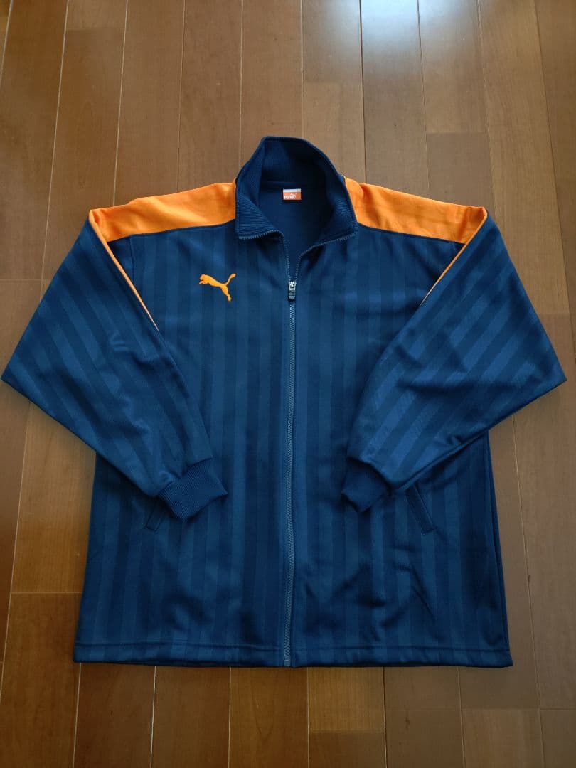 超美品 PUMA ジャージ上下セット ネイビー/オレンジ Mサイズ レア