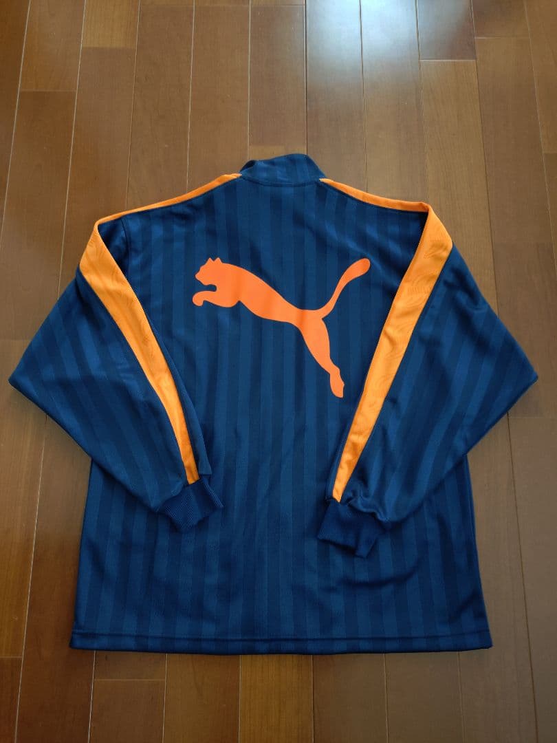 超美品 PUMA ジャージ上下セット ネイビー/オレンジ Mサイズ レア