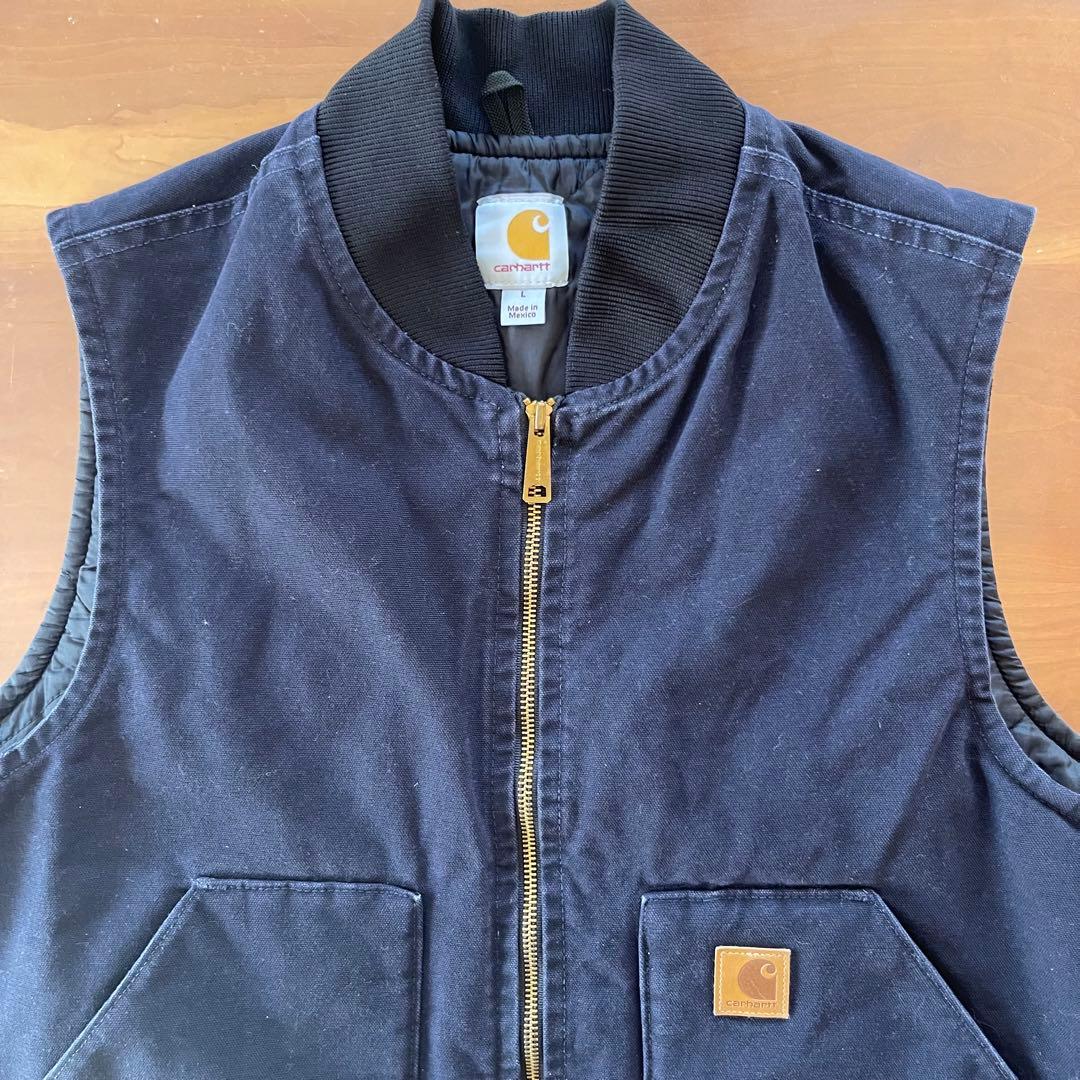 ★カーハート　carhartt vtg ダックベスト V02 MDT★Lサイズ★
