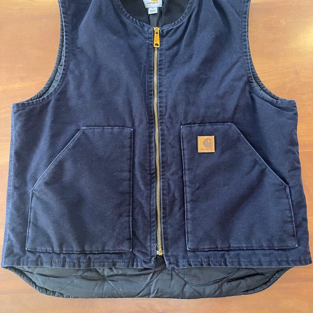 ★カーハート　carhartt vtg ダックベスト V02 MDT★Lサイズ★