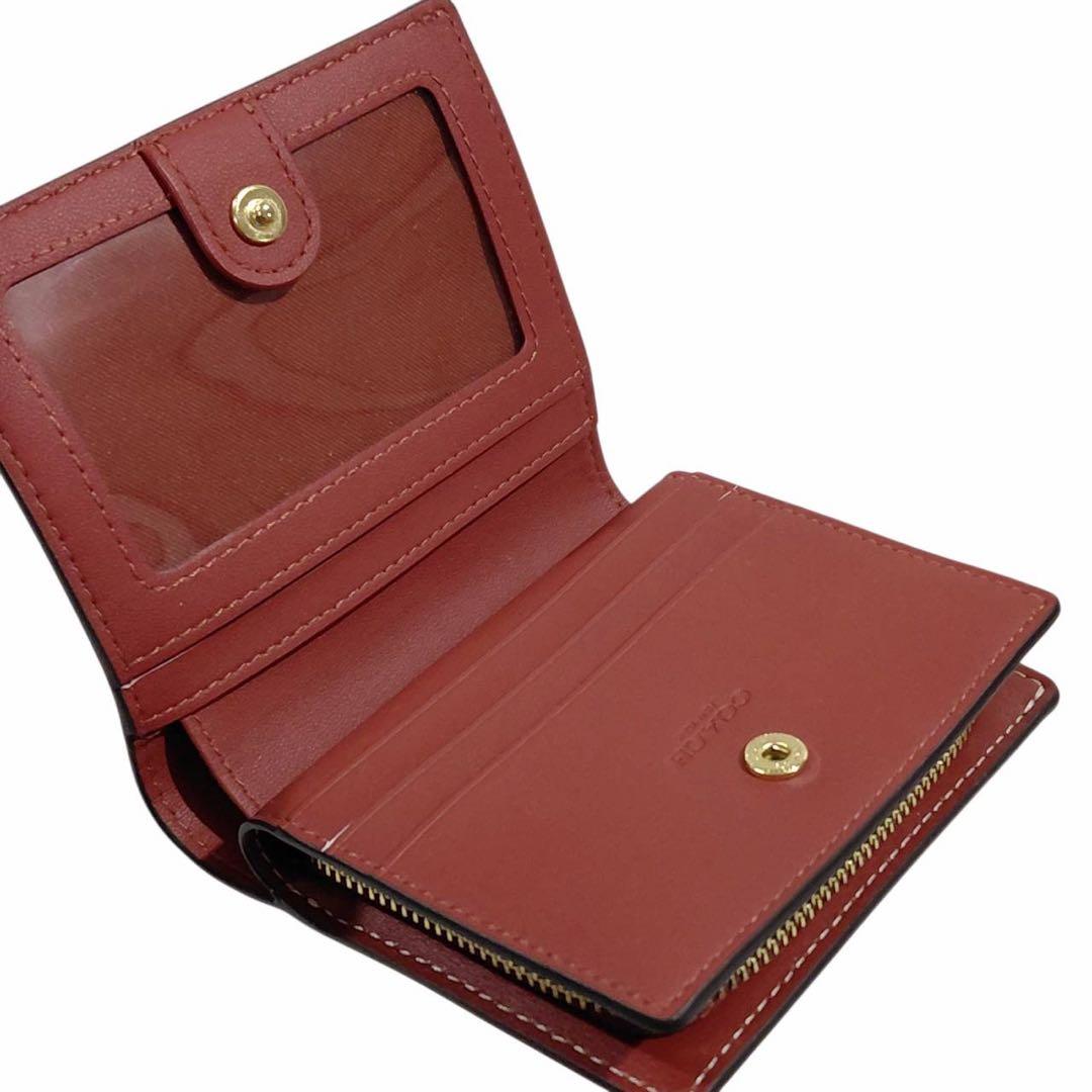 未使用　COACH ダンシング キトゥン 財布 コンパクト　CC922 猫