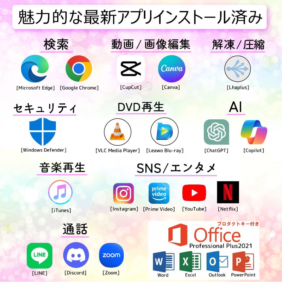 NEC i7 SSD512＋HDD1T RAM16 タッチパネル ノートパソコン