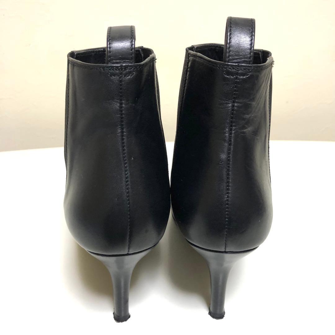 美品 DIANA サイドゴアブーツ ポインテッドトゥ ダイアナ ブラック