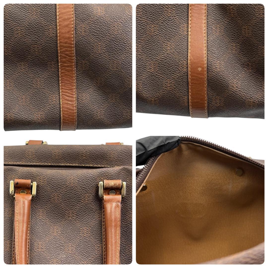 BALLY バリー　ミニボストンバッグ　男女兼用　レザー　ブラウン　K153