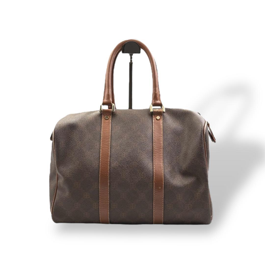 BALLY バリー　ミニボストンバッグ　男女兼用　レザー　ブラウン　K153