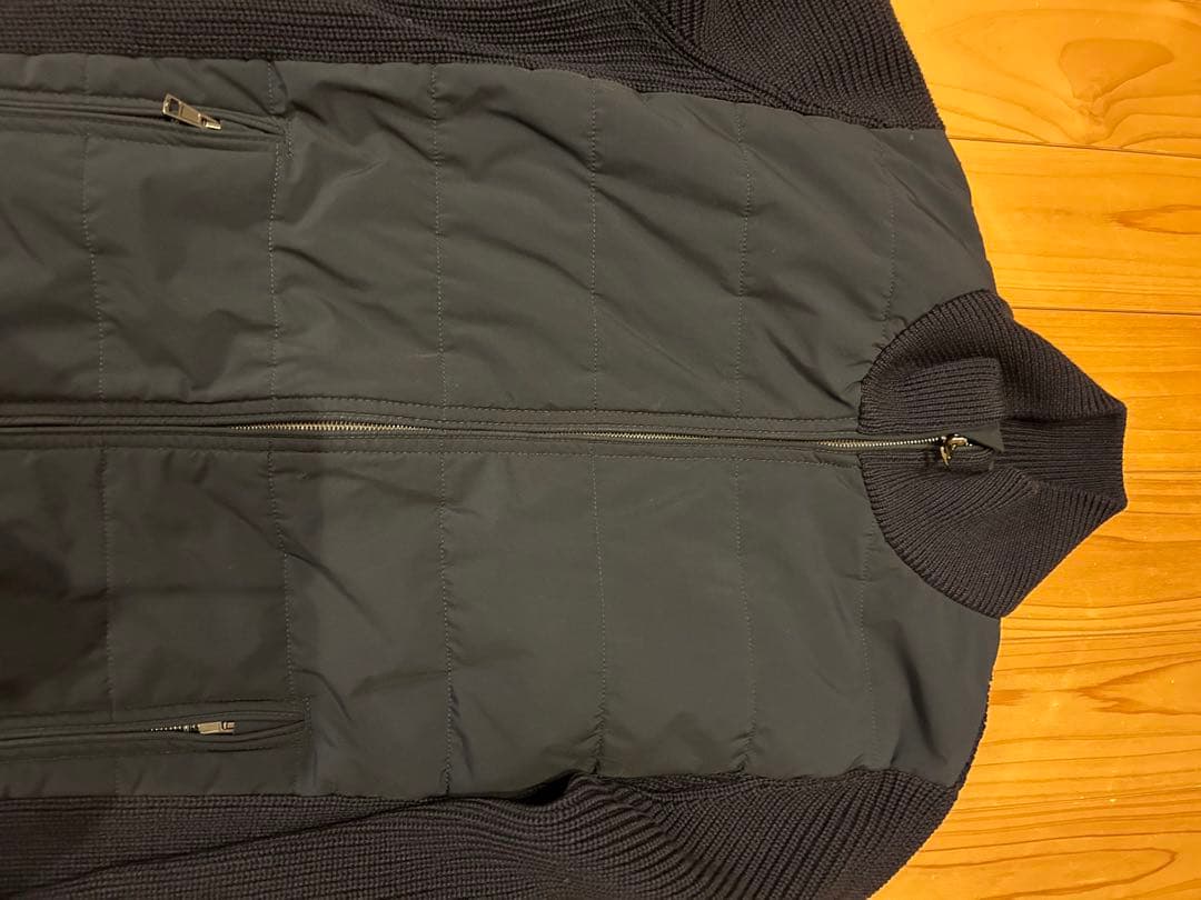 Zanone ニット　ネイビー秋冬　46 美品