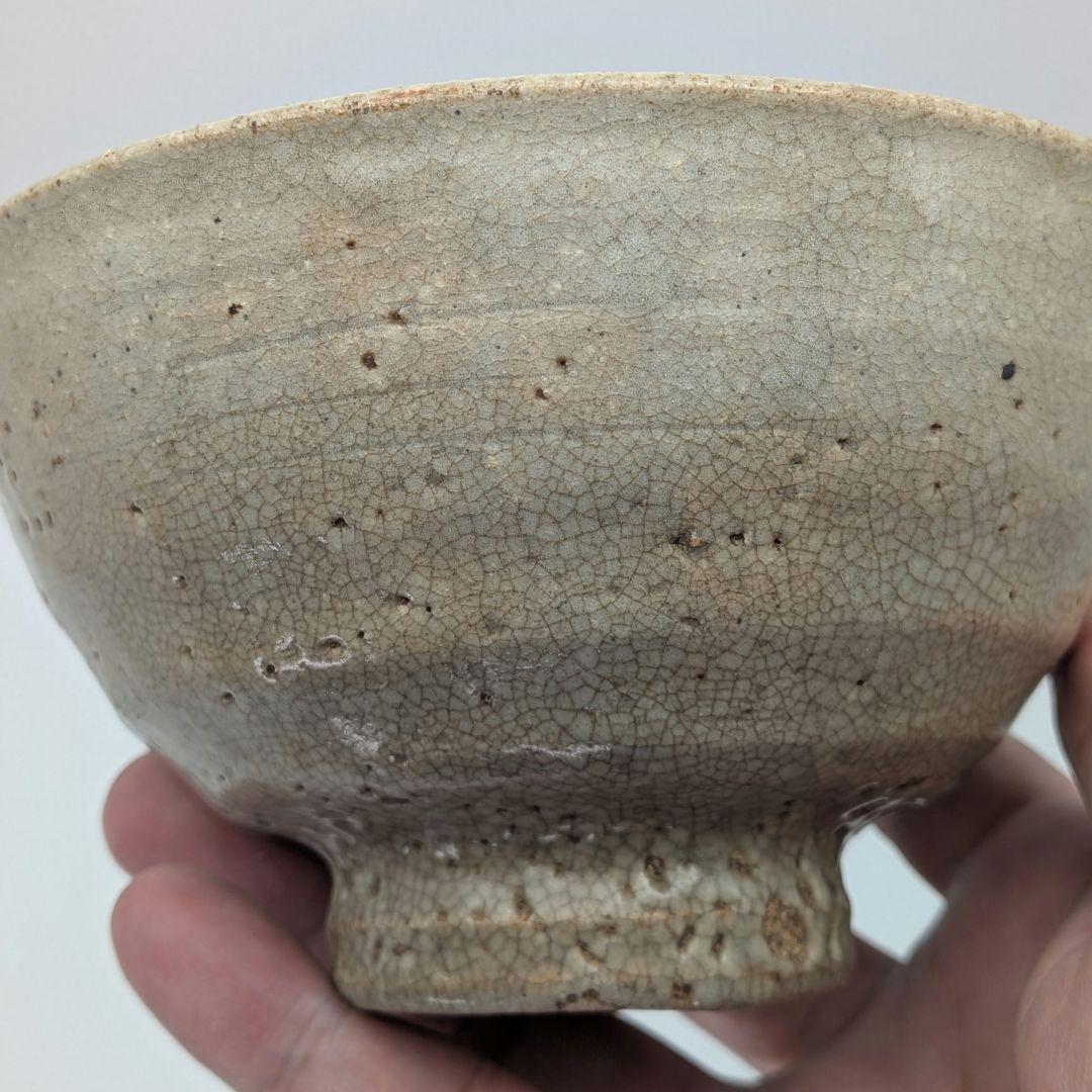 古い萩茶盌 用心箱 萩焼 抹茶碗 抹茶茶碗 茶道具 茶器 食器 梅花皮 古萩写