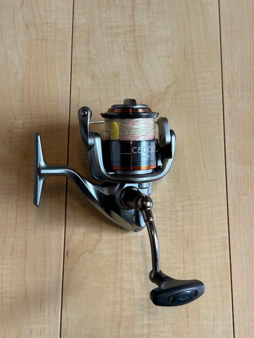 Shimano ELF C5000 リール　換えスプール　カスタムハンドル