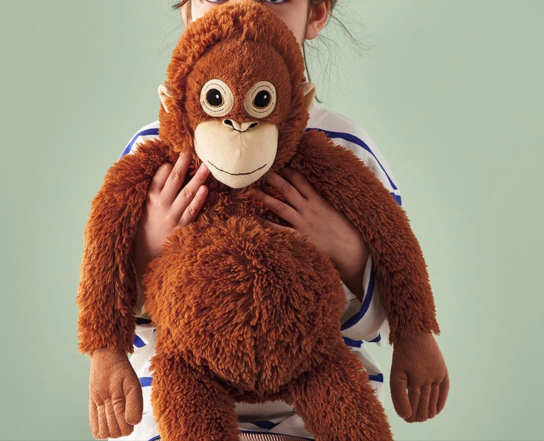【IKEA限定】新品ジュンゲルスコグオランウータンぬいぐるみパンチくん2体セット