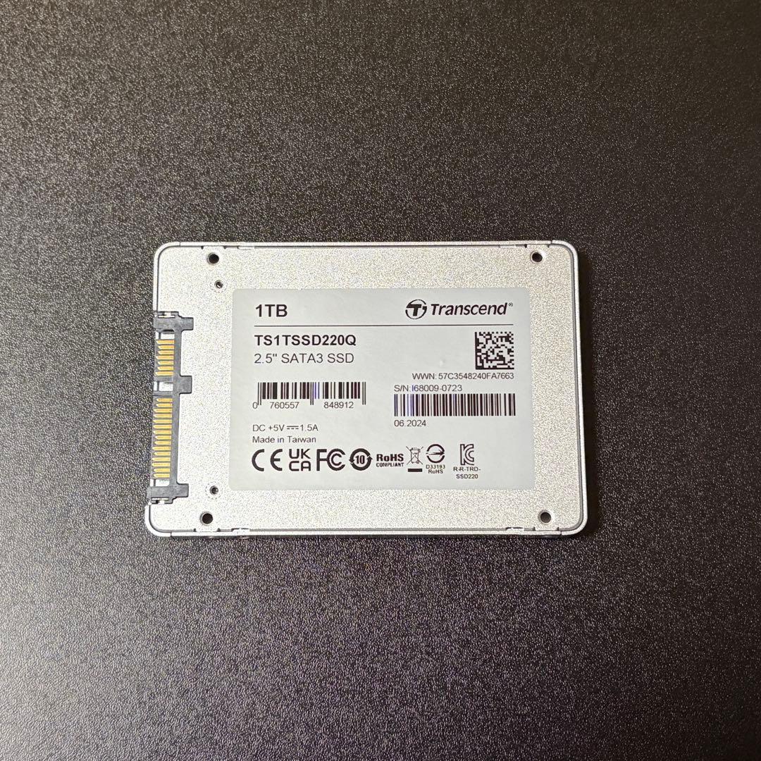Transcend SSD 1TB【TS1TSSD220Q】