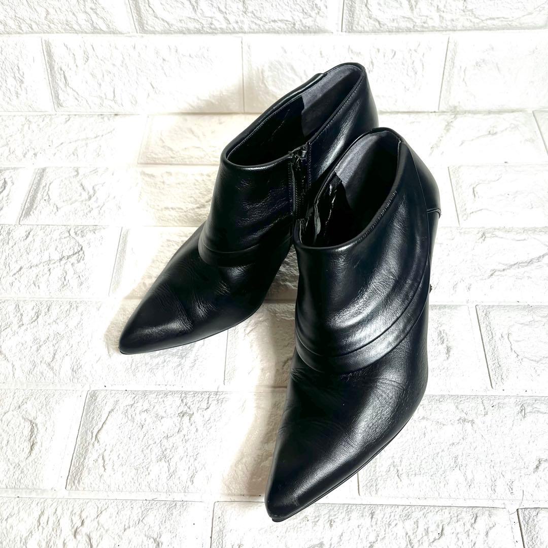 【美品】DIANA レザーブーツ ショートブーツ ブーティ