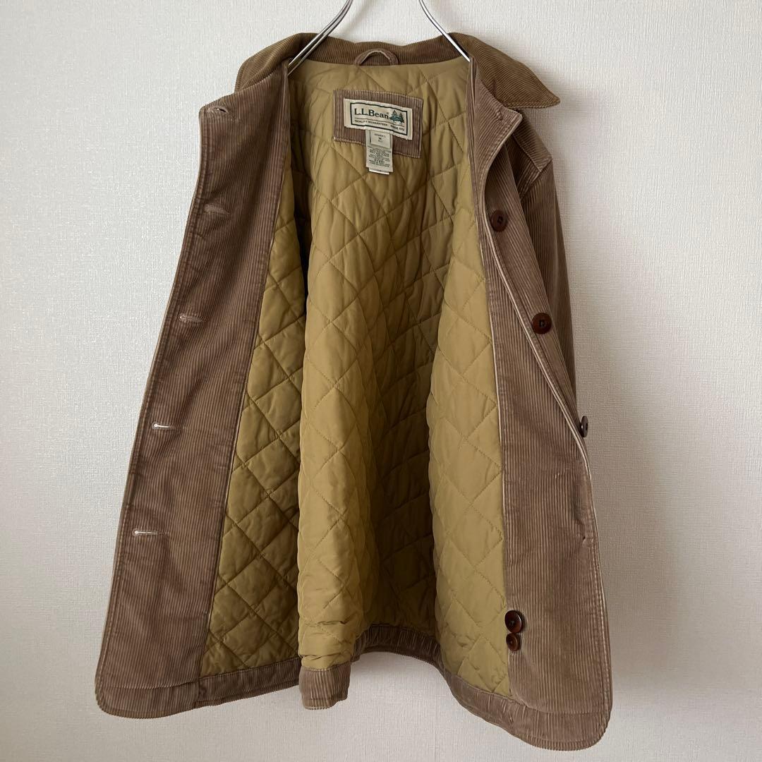 90s L.L.Bean 中綿 ハンティングジャケット 太畝コーデュロイ