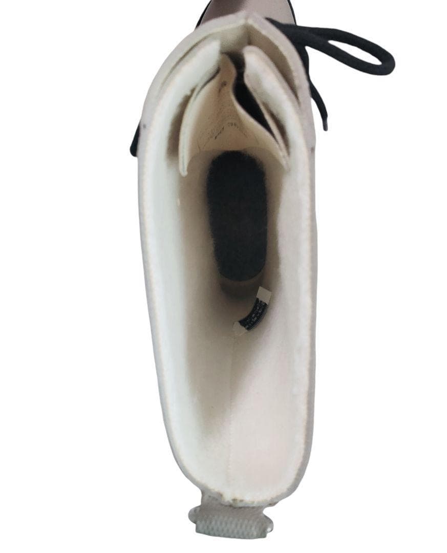 ILSE JACOBSEN レインブーツ レースアップ ベージュ 23.0cm
