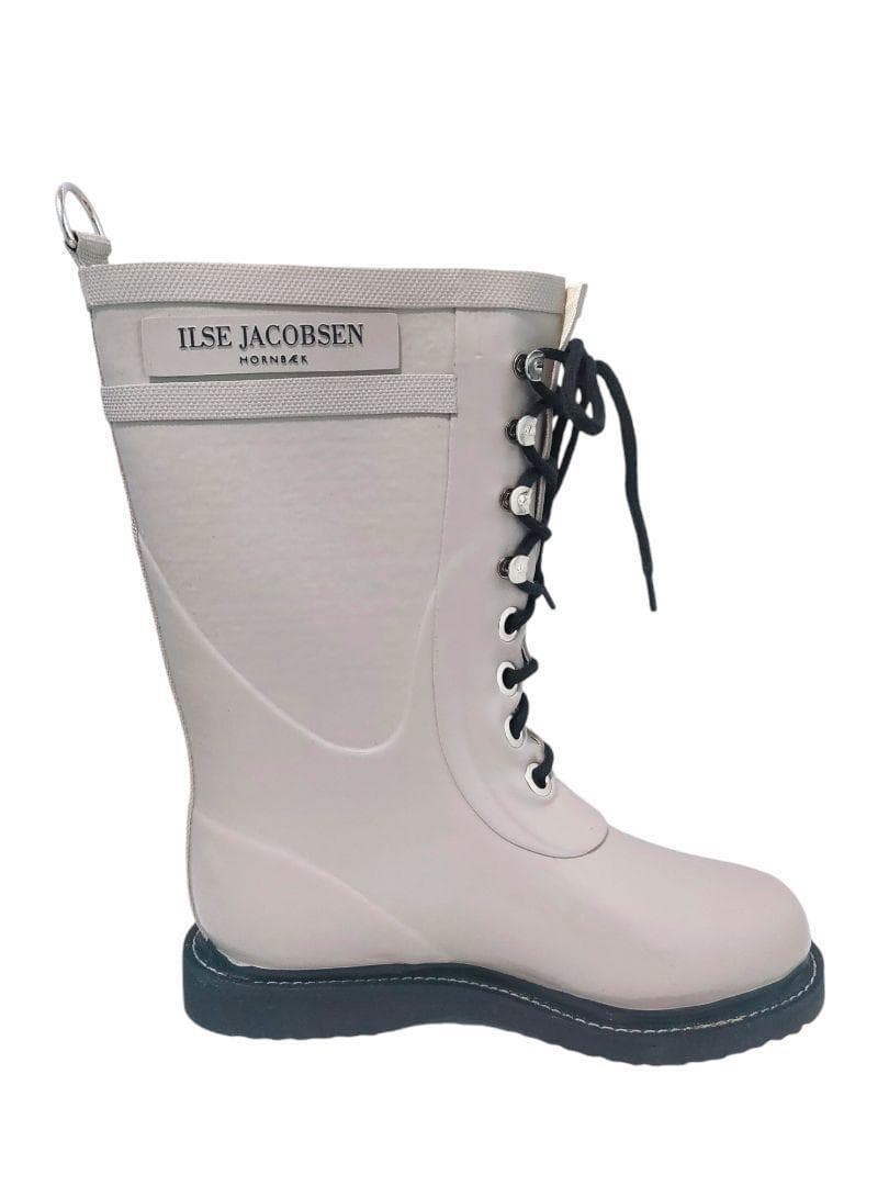 ILSE JACOBSEN レインブーツ レースアップ ベージュ 23.0cm