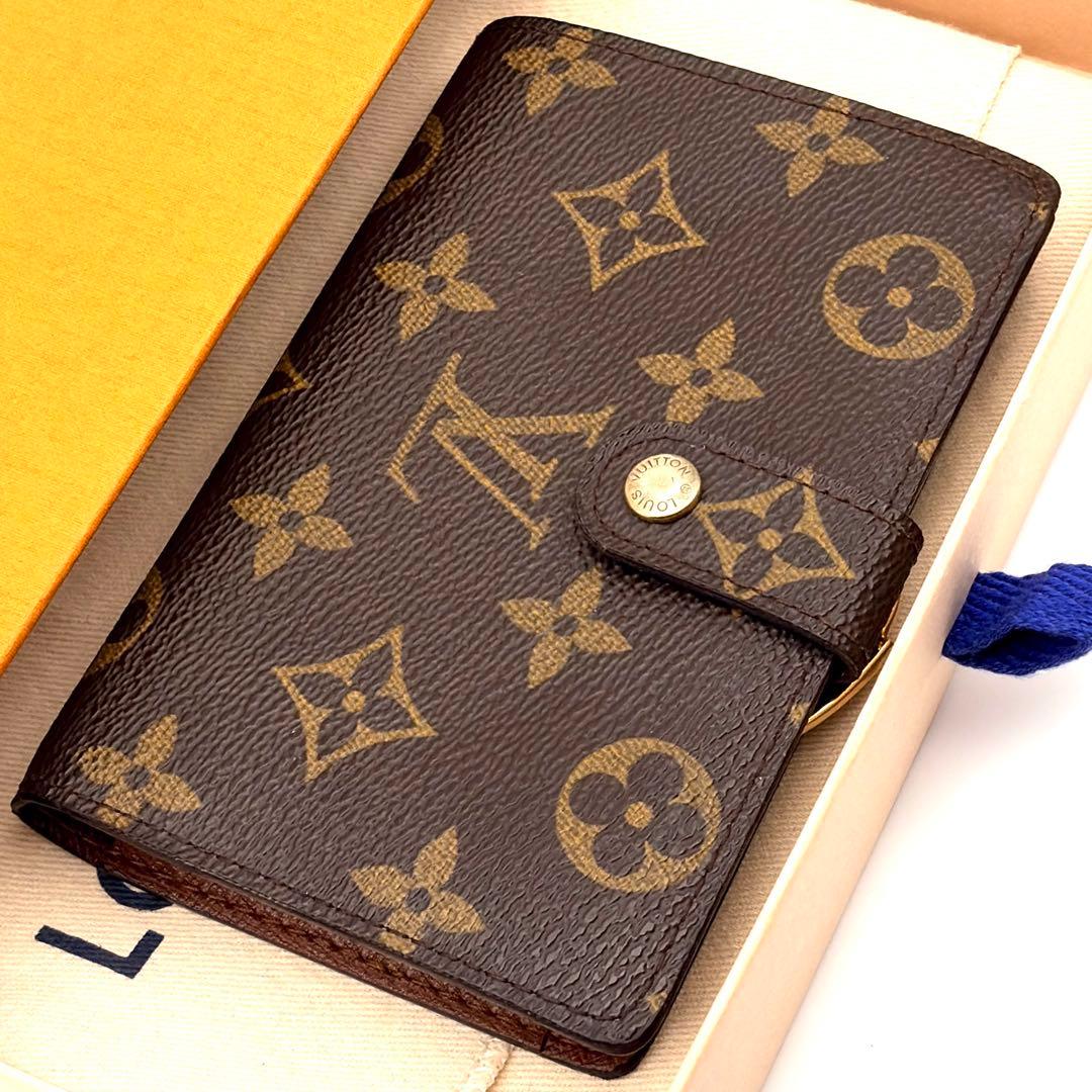 【最高級美品】ルイヴィトン　ヴィエノワ　モノグラム　がま口財布