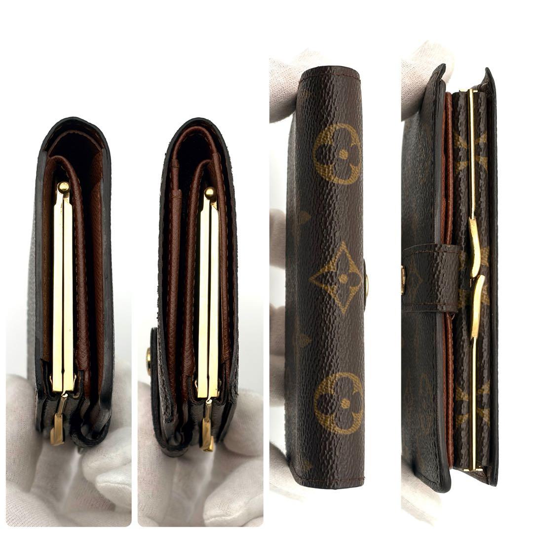 【最高級美品】ルイヴィトン　ヴィエノワ　モノグラム　がま口財布