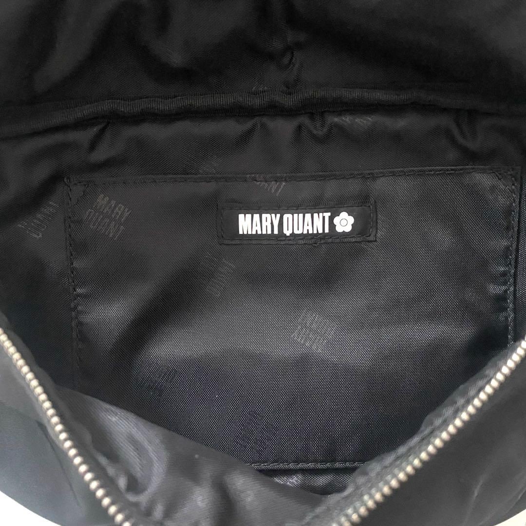 MARY QUANTマリークワント　ボディバッグ　ブラック　ショルダーバッグ　黒