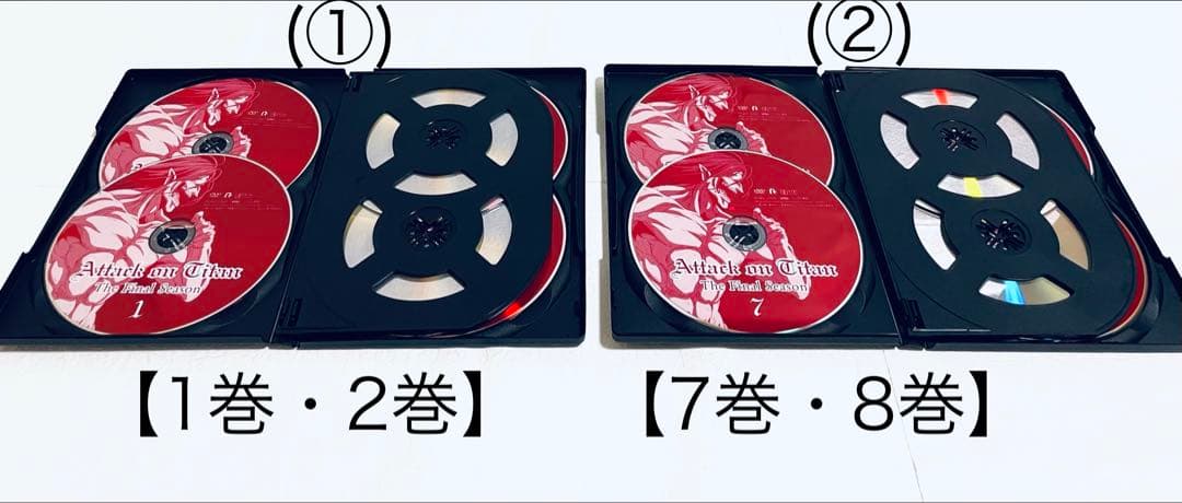 進撃の巨人　Final Season ファイナル　【全17巻】　DVD 全巻