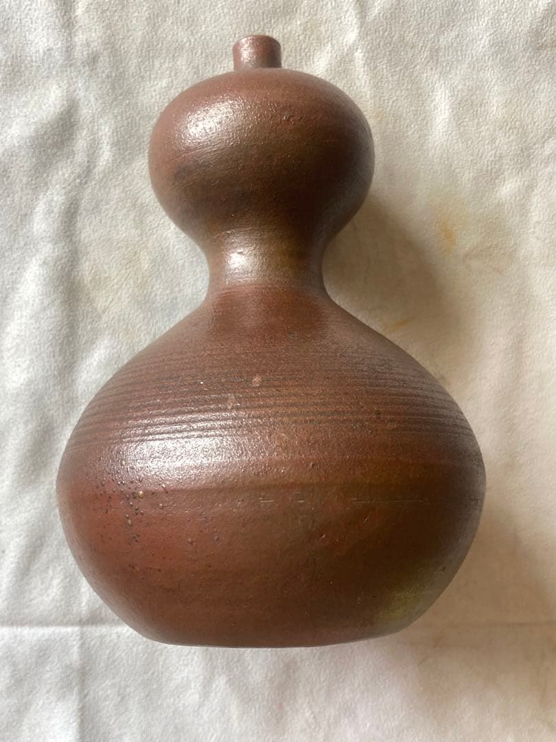 ジャンク品 備前焼 瓢徳利 詳細不明