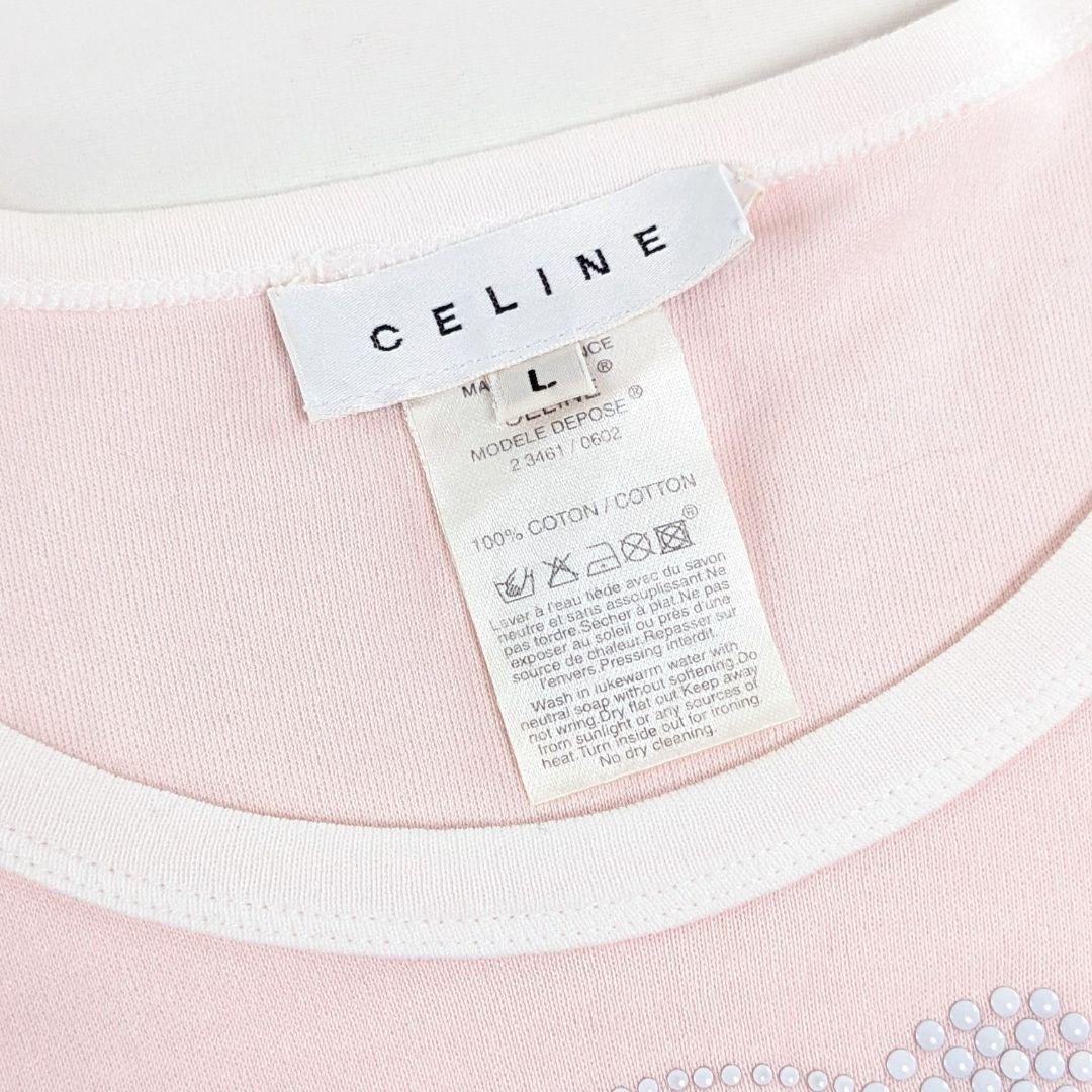 希少　美品　CELINE　セリーヌ　トップス　Tシャツ　マカダム　トリオンフ