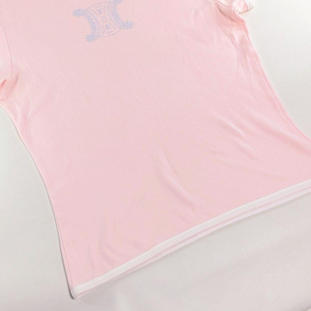 希少　美品　CELINE　セリーヌ　トップス　Tシャツ　マカダム　トリオンフ