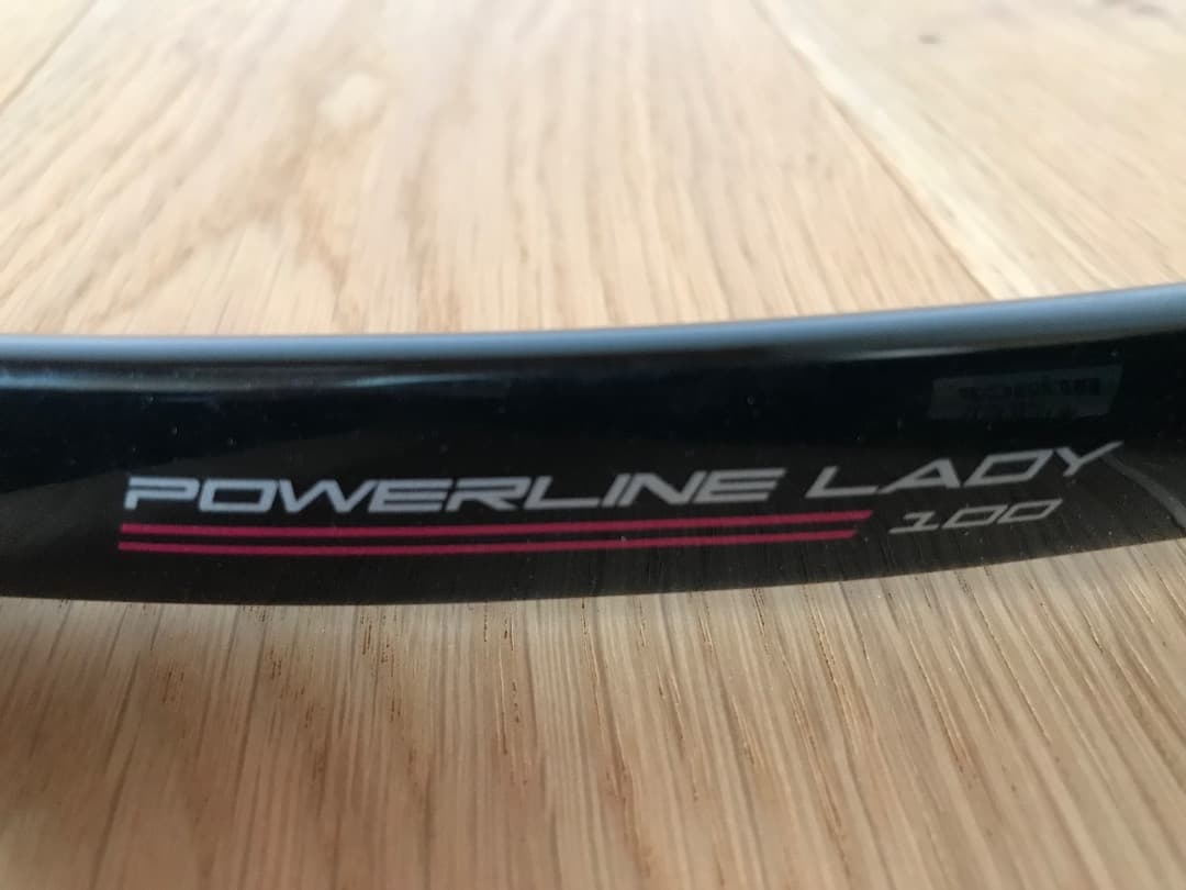 硬式テニスラケット　Prince Power Line Lady 100