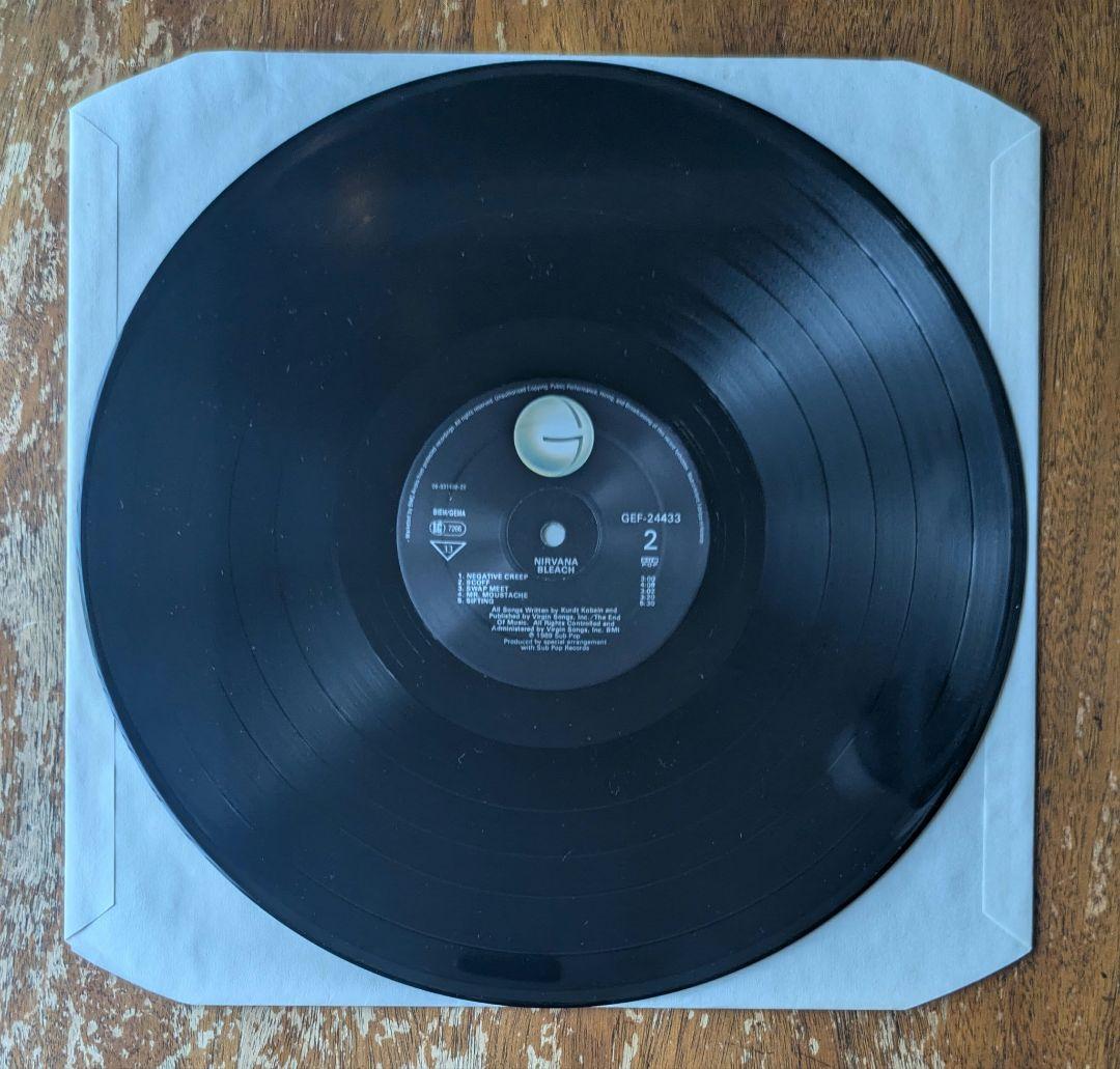 Nirvana Bleach レコード オランダ盤 輸入盤 ニルヴァーナ